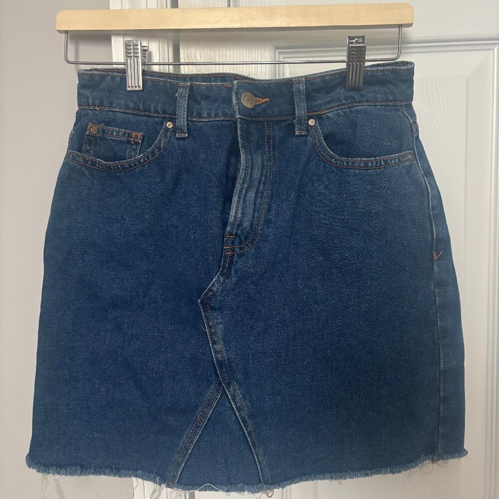 Denim & Co Jean Skirt